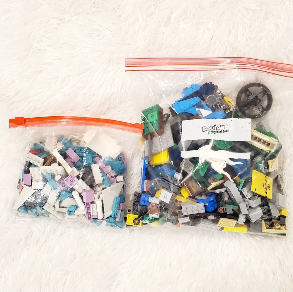 LEGO & TYCO Assorted Building Blocks in Various Colors and Parts